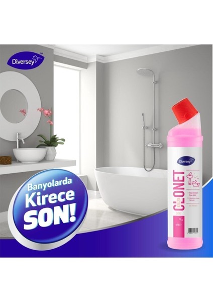 Yeni Taskı Clonet Extra - Banyo Temizleyici ve Kireç Çözücü 750ML 2 Li