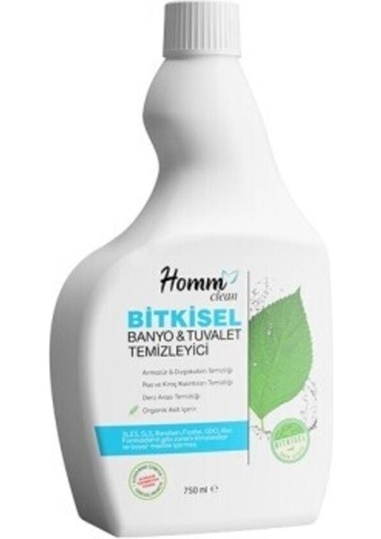 Homm Clean Bitkisel Banyo Tuvalet Temizleyicisi 750 ml
