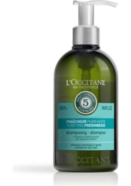 Purifying Freshness Shampoo Aromakoloji Canlandırıcı Ferahlatıcı Şampuan 500 ml