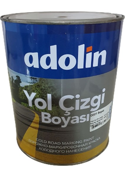 Adolin Yol Çizgi Boyası Beyaz 3kg