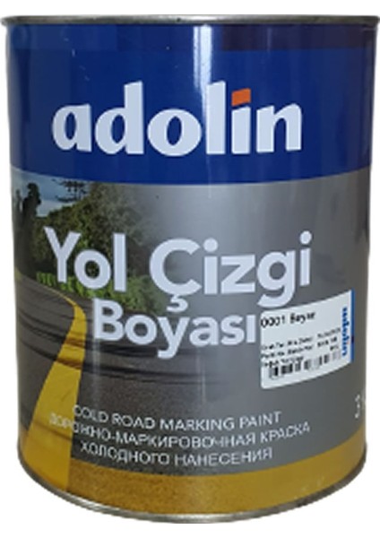 Adolin Yol Çizgi Boyası Beyaz 3kg