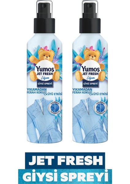 Giysi Spreyi 200ML Lilyum Yumoş Giysi Spreyi 500ML