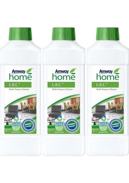 Loc Çok Amaçlı Temizleyici 3 Adet x 1 Lt Home™ L.o.c.™