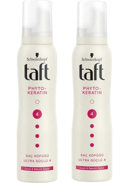 Saç Köpüğü Phyto Keratin No 4 Ul Güçlü 150 ml x 2 Adet