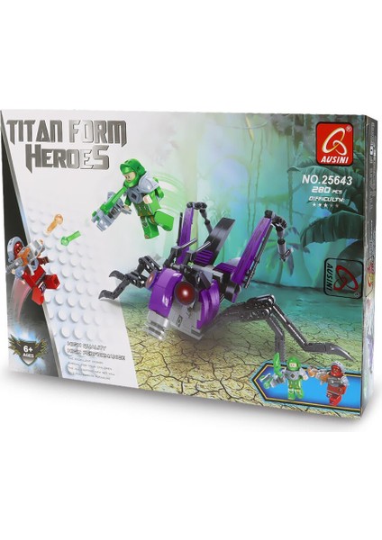 Titan Form Heroes Savaşçı Çekirge 280 Parça modelleri
