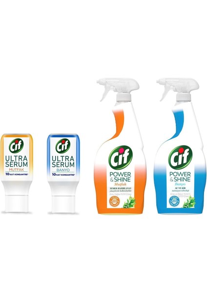 Power And Shine Mutfak ve Banyo Sprey 750ML X2 Ultra Serum Kapsül Mutfak ve Banyo 70MLX2 fiyatları