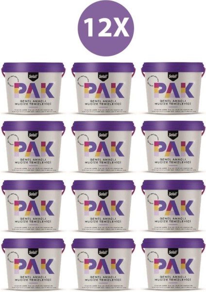 Pak Genel Amaçlı Mucize Temizleyici 12'li 500 gr