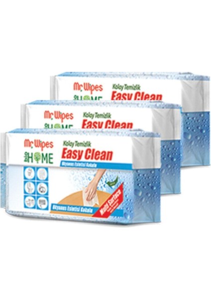 Mr.wıpes Easy Clean Temizleme Mendili Okyanus Esintisi Kokulu 40 Adet 3 Lü Birinci Kalite T