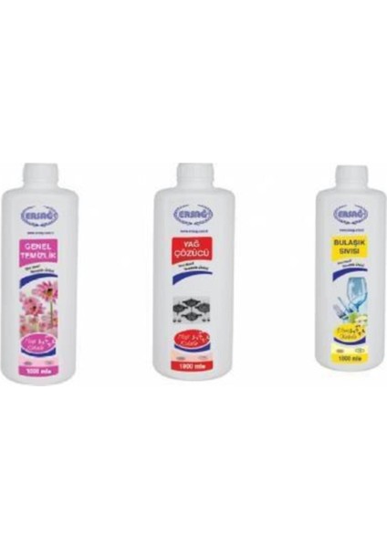 Genel Temizlik + Yağ Çözücü + Bulaşık Sıvısı 100MLX3