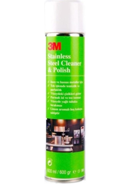 Paslanmaz Çelik Temizleyicisi ve Cilası 600 gr