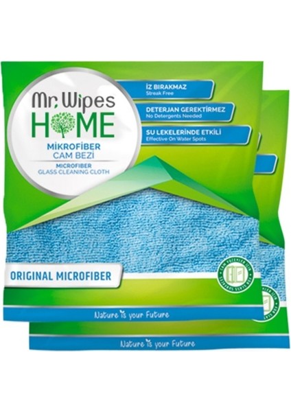 Mr Wipes Ikili Cam Bezi 40X40 cm ve Konsantre Çok Amaçlı Temizleyici 1000 ml modelleri