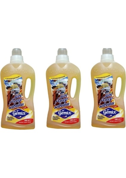 Sıvı Arap Sabunu 1000 ml x 3 Adet