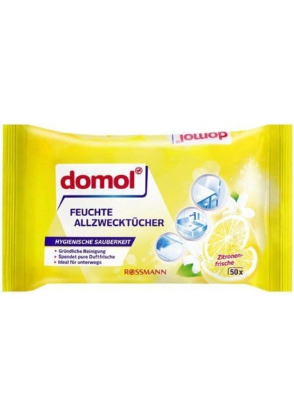 Limon Wc Temizleme Köpüğü 500 Ml+ Islak Temizlik Bezi Limon Kokulu 50 Adet modelleri