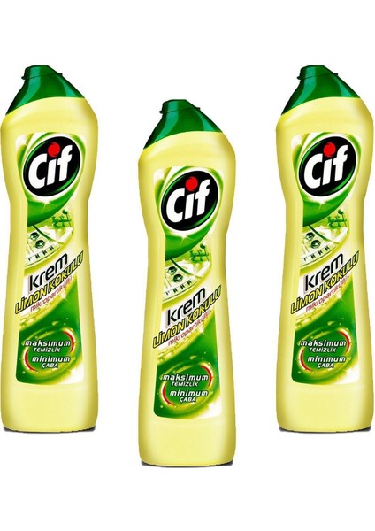 Snl-Cif Krem Limonlu 500 ml ( 3 Adet )