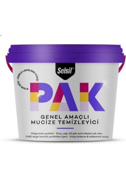 Pak Genel Amaçlı Mucize Temizleyici 500 gr 4 Adet