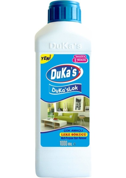 Duka's Lok Çok Amaçlı Leke Sökücü Genel Temizlik 1000 ml 2 Adet