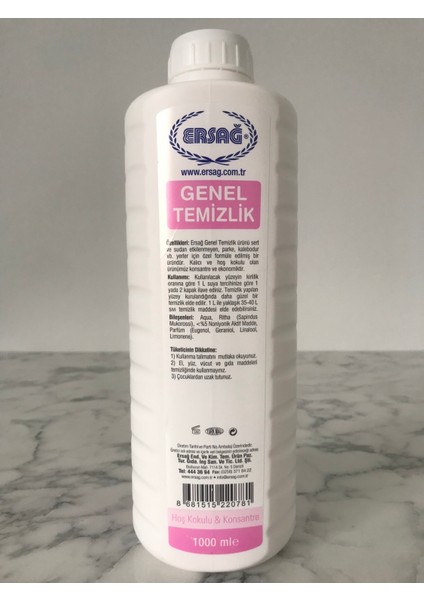 Genel Temizlik 1000 Ml.