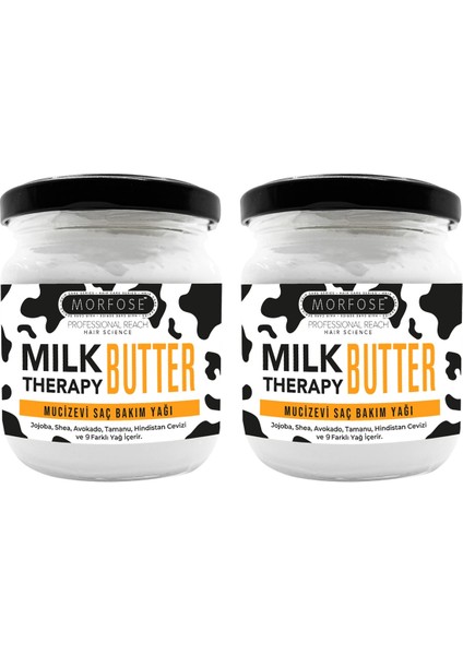 Milk Therapy Butter Yağ Içeren Mucizevi Saç Bakım Kremi - 2 Adet
