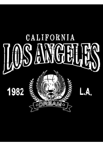 Kadın Siyah Los Angeles Bisiklet Yaka Sweatshirt fiyatları