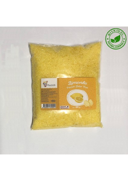 Sarı Renkli Pamuk Şeker Için Limon Aromalı Toz Şekeri - 400 gr modelleri