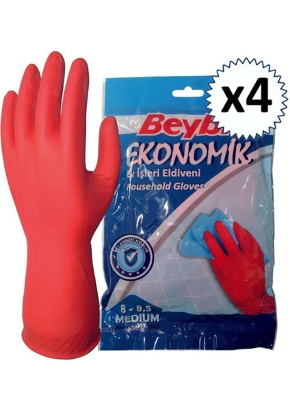 Bulaşık Temizlik Eldiveni M 8-8.5 (4 Adet) FMA15604