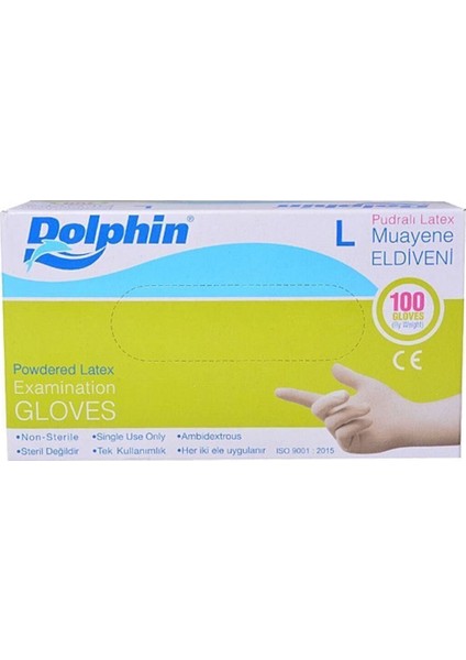 Cerrahi Eldiven Pudralı Latex L 100'lü