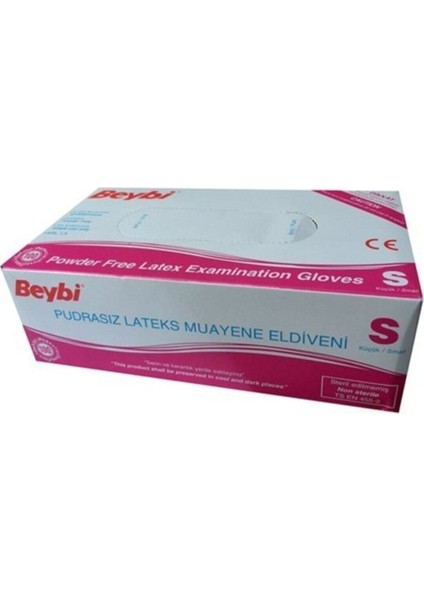 Pudrasız Lateks Eldiven Small Beden