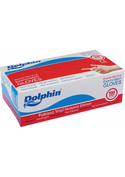 Beyaz Vinil Eldiven Pudrasız (M) Paket