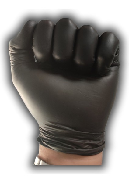 Haspet Nitril Siyah Eldiven [m] Beden 100'lü modelleri