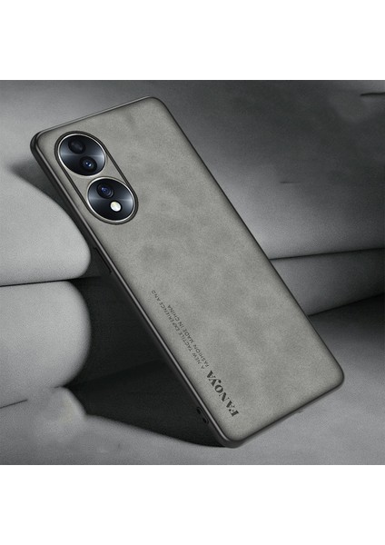 Honor 70 Çam Deri Deseni Pu Cep Telefonu Kılıfı (Yurt Dışından) modelleri