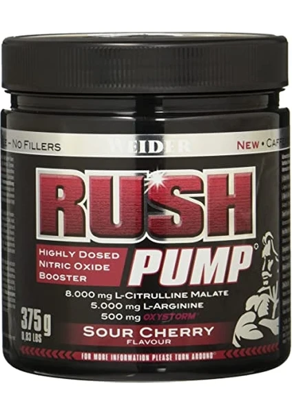 Rush Pump Pre Workout Booster