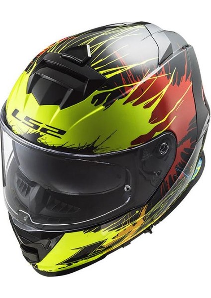 Motosiklet Kaskı Storm Drop Siyah Sarı Kırmızı Kask Kapalı Motosiklet Kask fiyatları