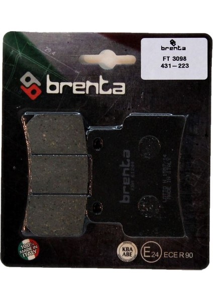 Aprilia Shıver 750 Ön Disk Brenta Fren Balata ( Made In Italy )