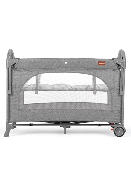 Alfa Anne Yanı Sallanır Cibinlikli Oyun Parkı Bebek Beşik 70x110 cm fırsatları