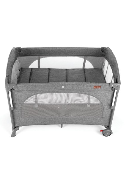 Alfa Anne Yanı Sallanır Cibinlikli Oyun Parkı Bebek Beşik 70x110 cm indirimleri