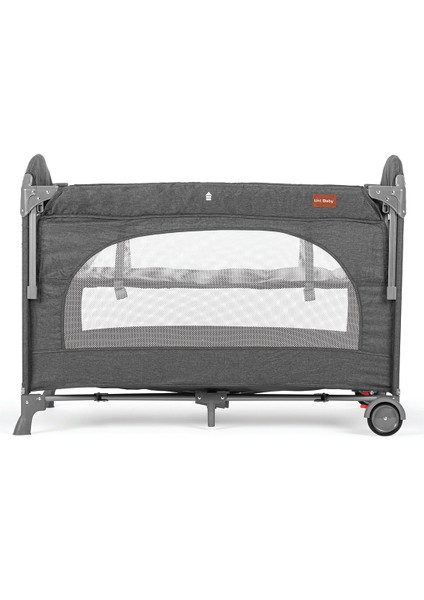 Alfa Anne Yanı Sallanır Cibinlikli Oyun Parkı Bebek Beşik 70x110 cm fırsatları