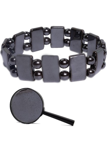 Sertifikalı Doğal Hematit Taşı Doğal Taş Rolex Bileklik fiyatları