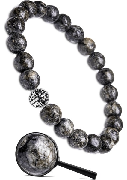 Sertifikalı Gümüş Aparatlı Fasetli Doğal Madagaskar Labradorit Taşı Bileklik fiyatları