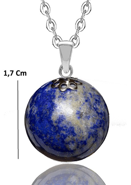 Sertifikalı Lapis Lazuli Taşı Kolye (Afganistan)