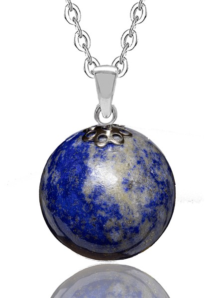 Sertifikalı Lapis Lazuli Taşı Kolye (Afganistan)