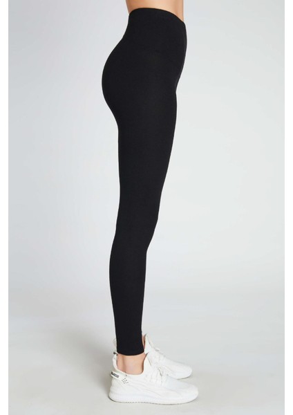 Kadın Angora Toparlayıcı Özellikli Siyah Tayt fiyatları