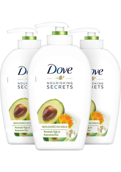 Avokado Yağı ve Kalendula Özlü Nemlendiricili Sıvı Sabun 500 ml x 3 fiyatları