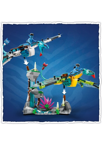 LEGO® Avatar Jake ve Neytiri'nin İlk Banshee Uçuşu 75572 Oyuncak Yapım Seti (572 Parça)