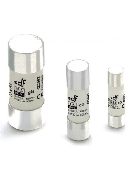14 x 51mm Kartuş Sigorta Gecikmeli Tip (Gg) 6 A