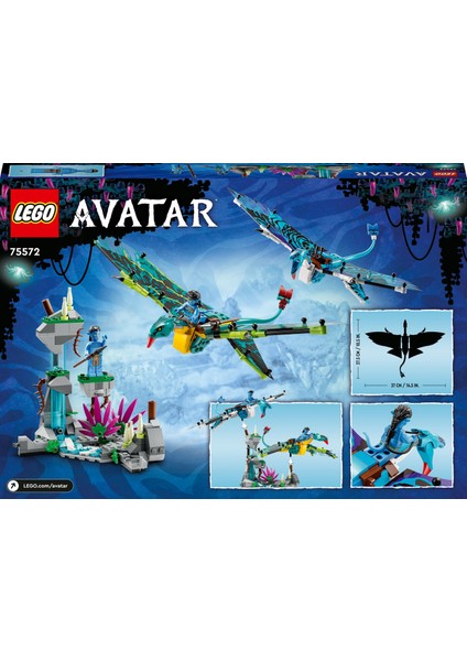 LEGO® Avatar Jake ve Neytiri'nin İlk Banshee Uçuşu 75572 Oyuncak Yapım Seti (572 Parça)