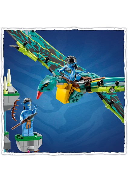 LEGO® Avatar Jake ve Neytiri'nin İlk Banshee Uçuşu 75572 Oyuncak Yapım Seti (572 Parça)