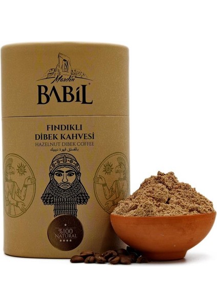 Babil Fındıklı Special Dibek Kahvesi 400 Gr Silindir