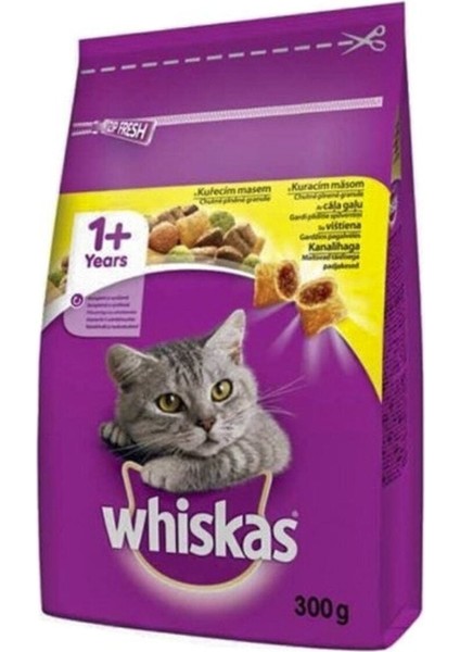 Kuru Kedi Maması Tavuklu ve Sebzeli 300 gr 7 Adet