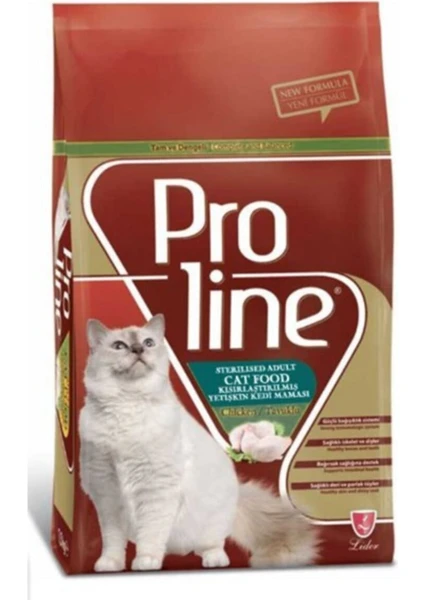 Pro Line Tavuklu Kısırlaştırılmış Yetişkin Kedi Maması 1.5 kg