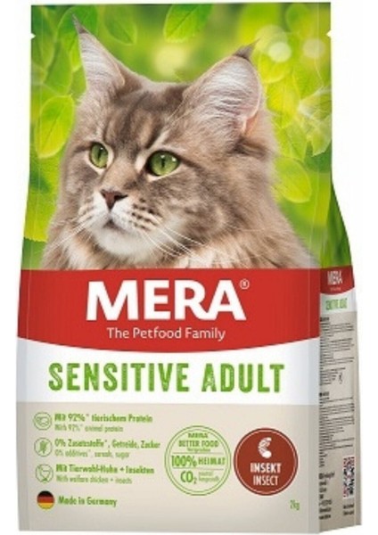 Tahılsız Sensitive Insect Larvalı Yetişkin Kedi Maması 2 kg